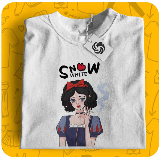Snow White Smoking | Unisex T-Shirt