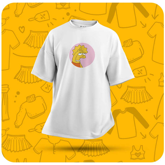 Simpson Girl Symbol | Unisex Oversized T-Shirt