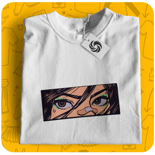 Damaged Girl Eye | Unisex T-Shirt
