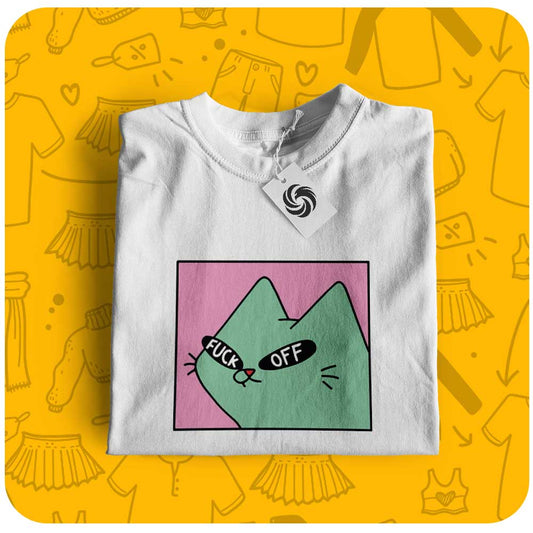 Cat Fuck Off | Unisex T-Shirt - Ababeel wear
